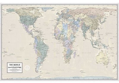 Gall Orthographic World Map | Most Accurate World Map 