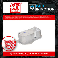 Oil Cooler fits BMW 525 E60, E61 2.5 3.0 05 to 10 11427525333 Febi Quality New