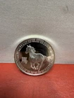2014 Year of the Horse 1 Troy Ounce .999 Fine Silver Bullion Round Highland Mint
