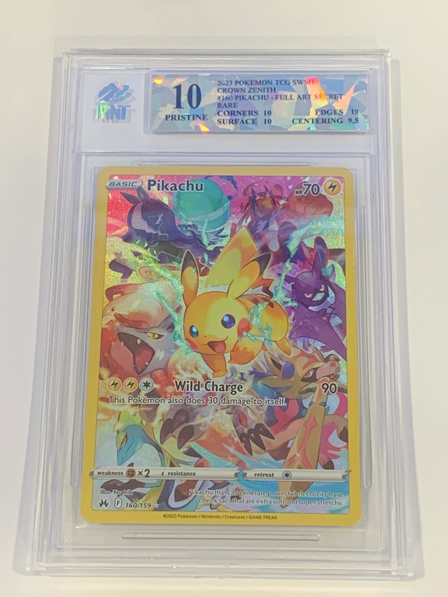 Pikachu #160 Crown Zenith MNT 10 Pristine [172097] | eBay