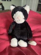 Jellycat Rare Retired Small Bashful Cat Soft Toy No Tags