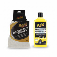 Meguiar's Ultimate Wash & Wax Autoshampoo 1420 ml + Microfibre Waschhandschuh