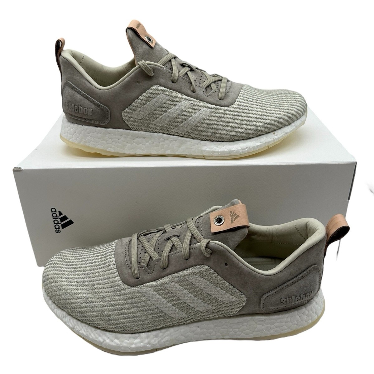 Adidas Pureboost DPR Solebox Shoes Men's Size 11 Stone Grey