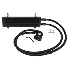 Large Dual Pass Bar & Plate Oil Cooler Kit For Chevrolet Corvette LS1 LS2 LS3