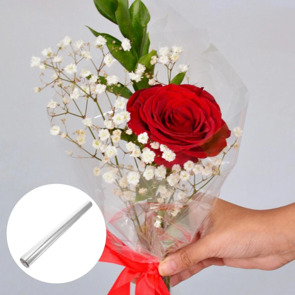 Rotolo Di Cellophane Trasparente Confezione Bouquet Avvolgimento Del - Immagine 3 di 4