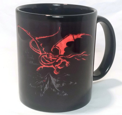 The Hobbit Smaug Dragon Ceramic Mug 11 oz Warner Bros 2012 An Unexpected Journey