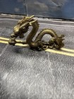 5" China dynasty bronze Feng Shui Chinese Zodiac animal Dragon loong statue — photo 5