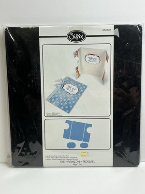 Sizzix Bigz Pro gate fold card with label cut out Cutting Die 658904 New Sealed