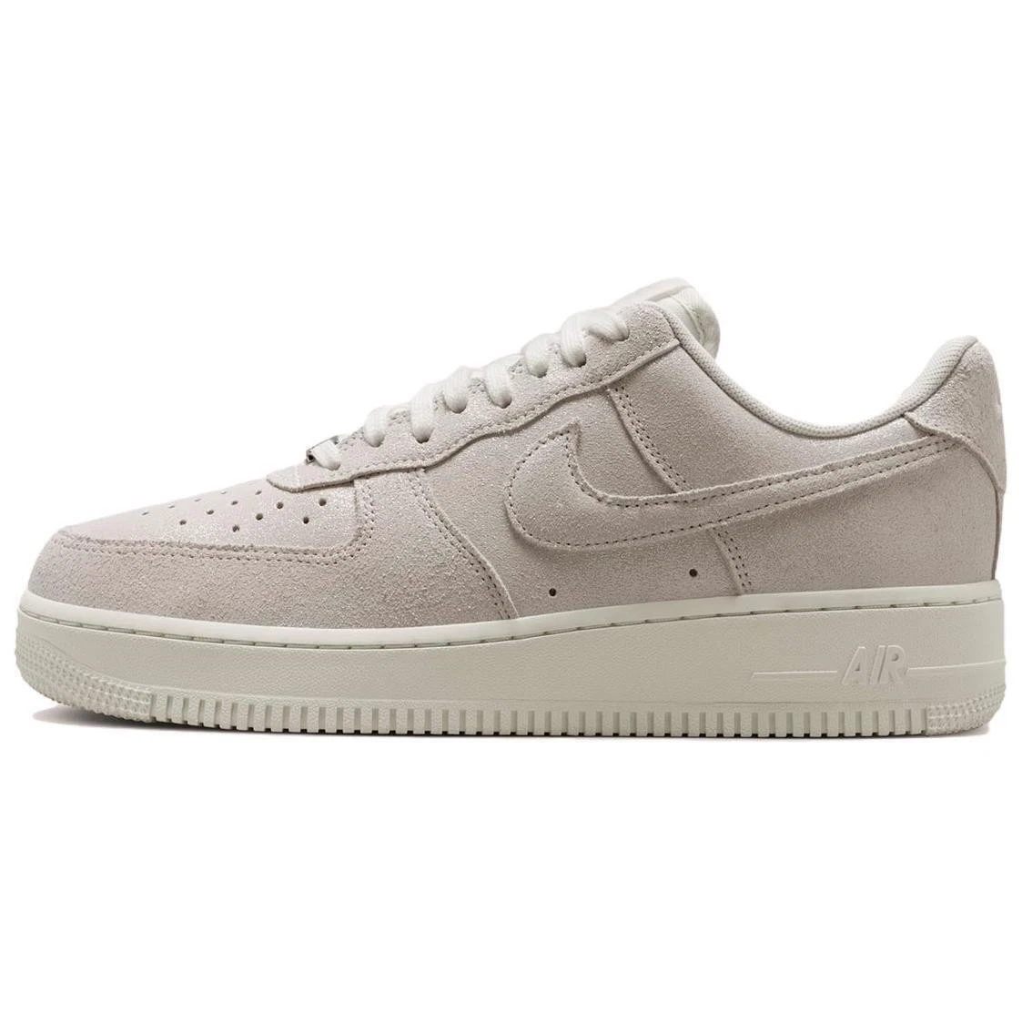 Nike Air Force 1 '07 SE Sail Glittery Suede W for sale | eBay
