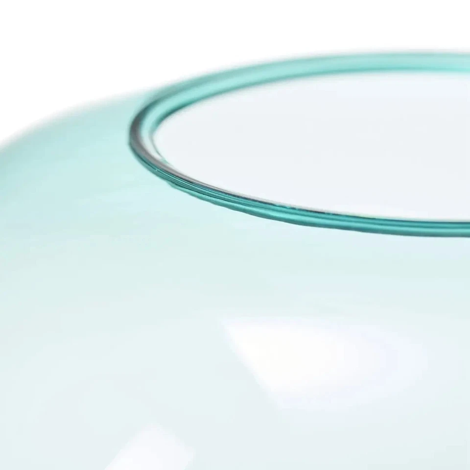 Leonardo Papageno 45cm hoch Vase mit dekorativem Verschluss aus Glas - Türkis - Bild 3 von 4