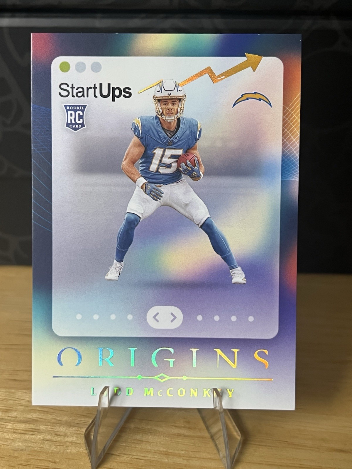 2024 Panini Origins - Start-Ups Ladd McConkey #11 (RC)
