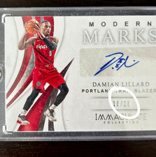Damian Lillard 10/25 Auto Modern Marks Immacu...
