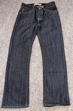 Levi's 511 Boys Jeans 16 Regular Blue Denim Cotton Stretch Slim Fit Straight Leg