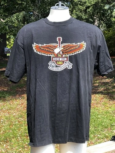 Steve Miller Band Tour Band Tshirt XL Shirt F 1990s vintage concert t-shirt, vintage, size XL, single stitch, B+ condition
