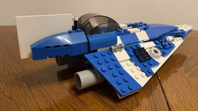 Lego Star Wars 8093 Plo Koons Jedi Starfighter Incomplete