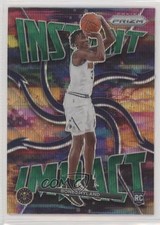 2021-22 Panini Prizm Instant Impact Green Wave Prizm Bones Hyland #6 0m0g