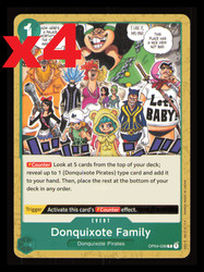 Donquixote Family OP04-036 Common Kingdoms of Intrigue One Piece TCG