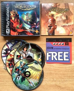 THE LEGEND OF DRAGOON COMPLET SONY PS1 NTSC USA CIB OVP VGC / Très Bon état