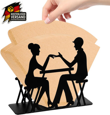 Kaffeefilterhalter Organizer für Filtertüten - langlebig, platzsparend, wand- un