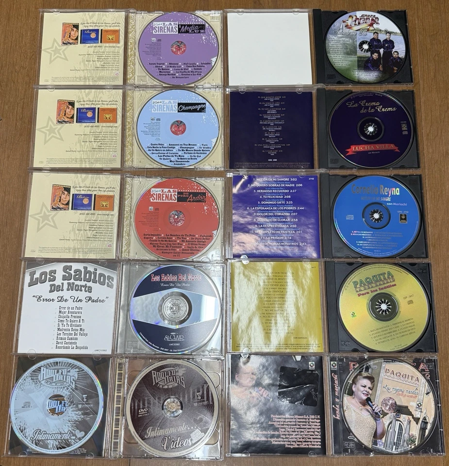 x26 Regional Mexicana Latin CD Lot Ramon Ayala Nõrteno Ranchera Mariachi Tejano - Image 2 of 4