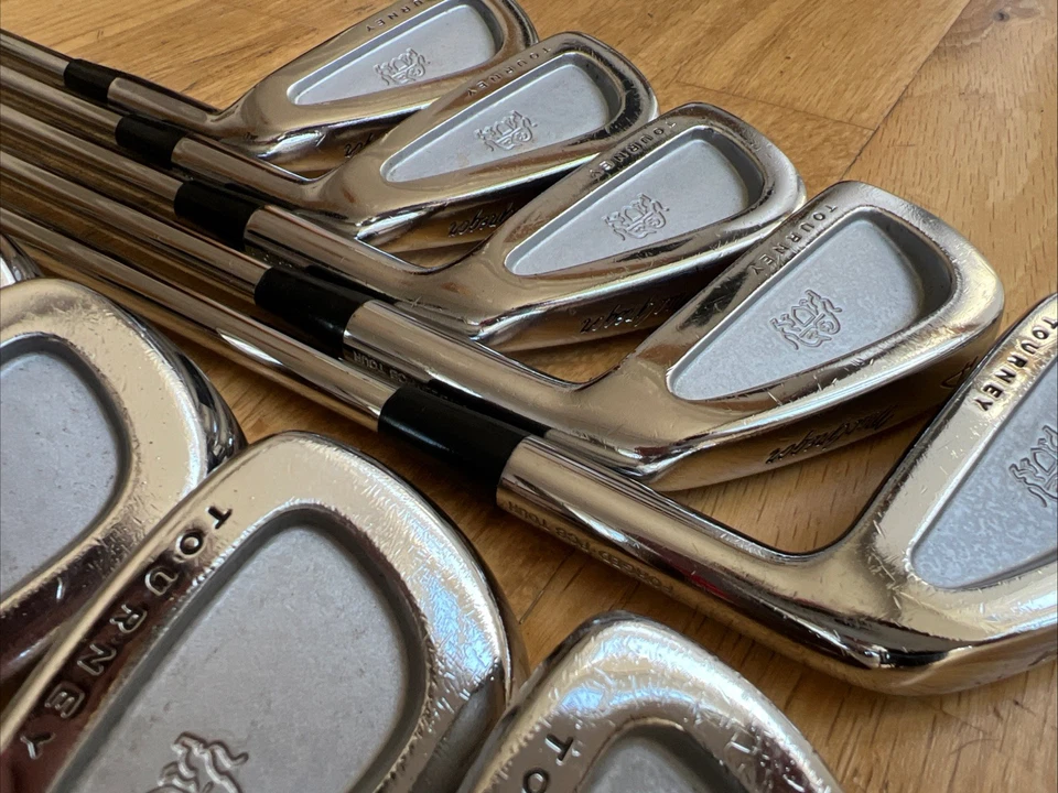 MacGregor Tourney Forged PCB Tour Iron Set 3-SW S300 Stiff Flex Midsize Grips - Image 4 of 4