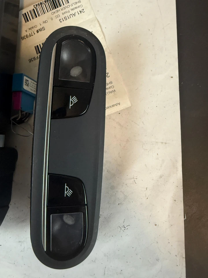 Audi S6 2013-2018 consola superior domo mapa luz lámpara techo corredizo conjunto OEM Foto 3 de 4