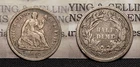 1862 Seated Liberty Half Dime H10c Silver Civil War Era