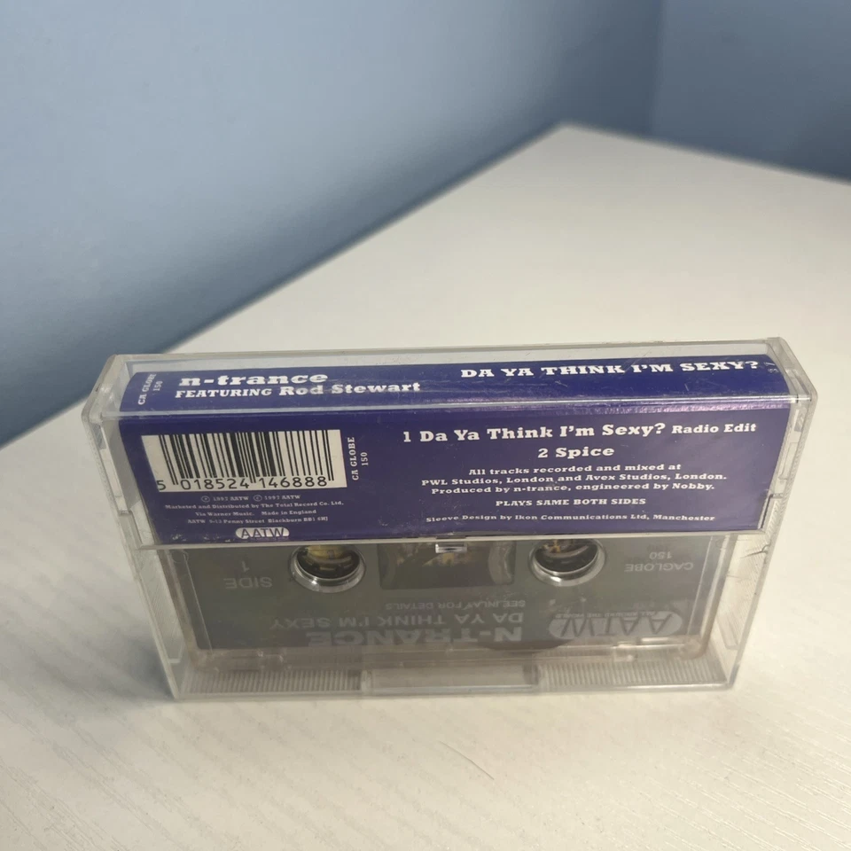 N-Trance Rod Stewart Da Ya Think I'm Sexy 2 track cassette single cassingle - Image 3 of 3