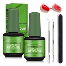 Set Per Smalto Semipermanente 2 PCS Gel Polish Remover Magic Remover Con Spingi