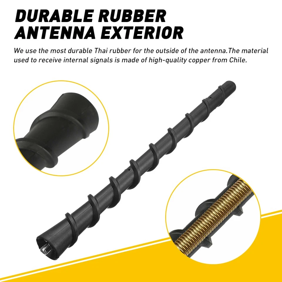 Mástil de antena corto de 7" radio AM/FM para TOYOTA TACOMA 1995-2016 nuevo Foto 4 de 4