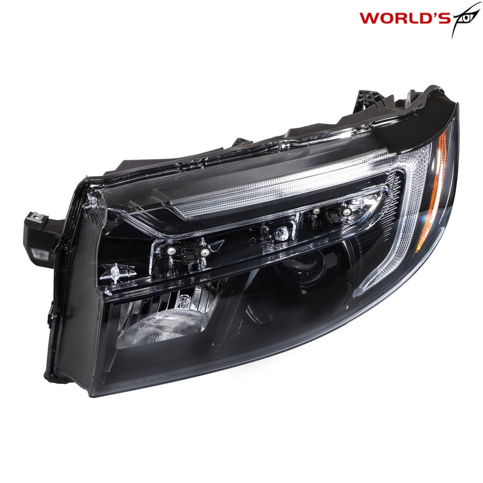 Faróis sem LED DRL preto driver 5 pinos para Honda Ridgeline 2021-2025 - Imagem 4 de 4