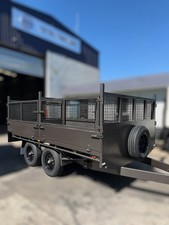 12ft x 7ft ( 12x7 ) Tandem Flatbed Trailer