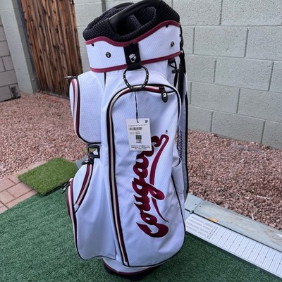 Bridgestone Golf WSU Cougars Cart Bag White Maroon 7-Way