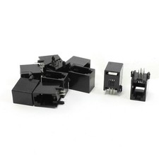 10Pcs RJ9 RJ10 RJ22 4P4C 4-Position Handset Female Connectors
