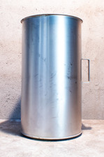 Stainless Steel Barrel or Drum With Handle 20 x 12"