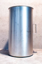 Stainless Steel Barrel or Drum With Handle 20 x 12"