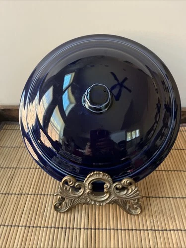 Homer Laughlin Fiesta Retired Cobalt Blue 70 oz 9.25 Covered Casserole *Lid Only