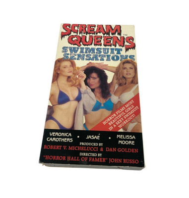 VTG Scream Queens Swimsuit Sensations VHS Veronica Carothers Jasae Melissa Moore