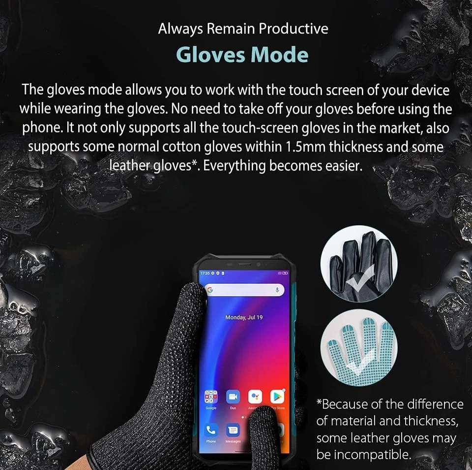 Ulefone Armor X9 Pro – Smartphone Rugged 4 Go/64 Go, Android 11, IP68 Noir - Photo 4/4