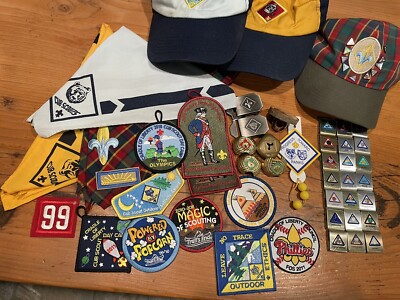 BOY SCOUT of AMERICA Cub Patches Belt Loops Mixed Assortment Lot | eBay