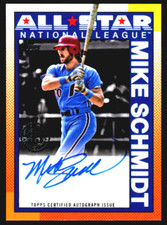 2025 Topps Series 2 Mike Schmidt  1990 Topps All-Star On Card Auto Phillies