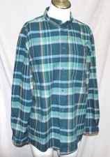 Weekday Shirt Checked Green Lined Warm Size:L Excellent Condition