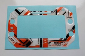 Gold kart style gel autocollant pour mychron 5-karting Gold kart style gel autocollant pour mychron 5-karting