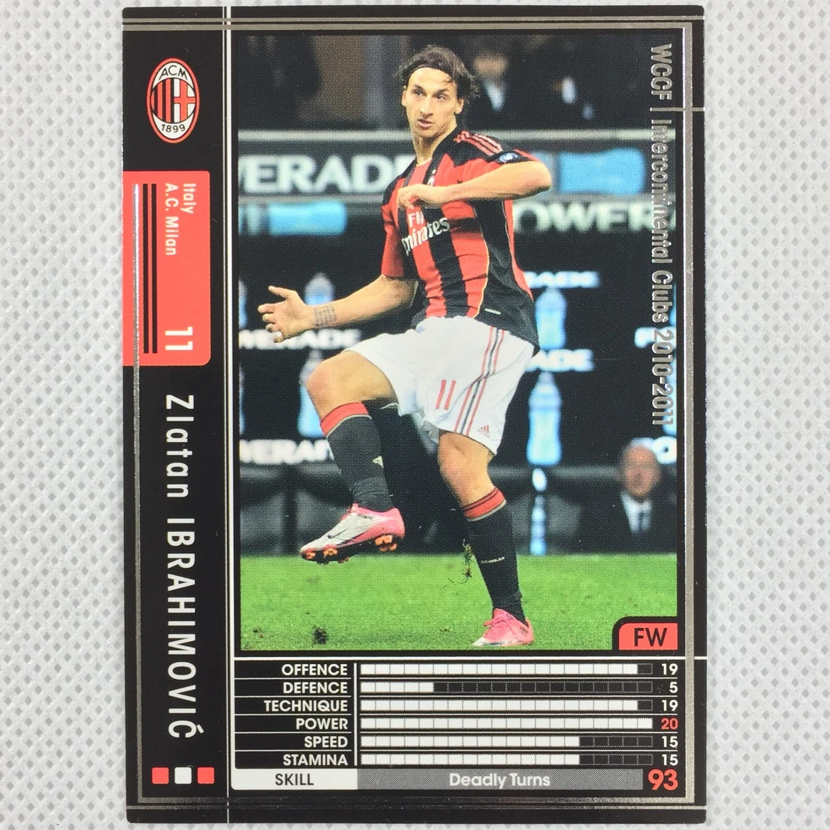 2010-11 Panini WCCF Intercontinental Clubs - Zlatan Ibrahimovic