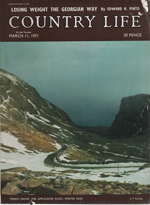 1971 Country Life Magazine 11 March 1971 Vintage