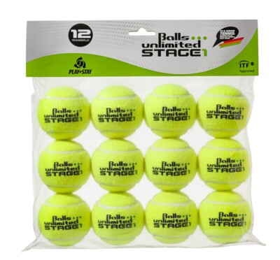 Balls Unlimited Stage 1 Tournament (grün) Methodikbälle - 12er Pack