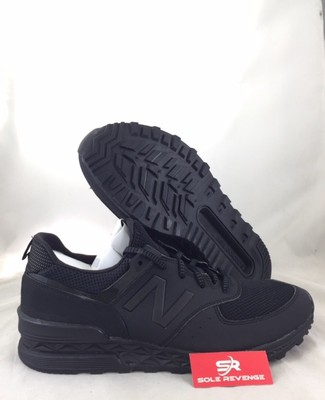 new balance 574 sport mens black