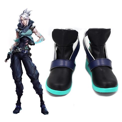 Valorant Jett Shoes Cosplay Boots Ver.2