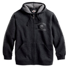 Harley Davidson Zip Hoodie Skull Kapuzenpullo...