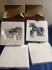 2 Rare HTF 2007 trail of painted ponies Sacred Reflection, Native Jewel Pony